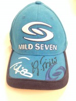 Signert formel 1 caps